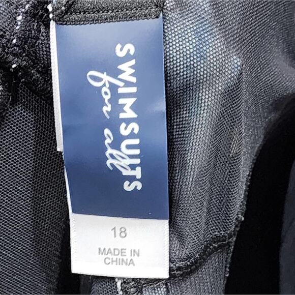 Swimsuits for All floral hi lo one piece Halter bathing suit Dress plus size 18 - Picture 8 of 9